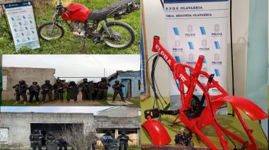 Allanaron dos domicilios en Olavarría por el robo de una bicicleta eléctrica