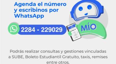 MIO el chatbot del Municipio incorpora trámites relacionados con Transporte