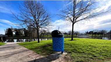 Se renovaron cestos de basura en espacios públicos de la ciudad