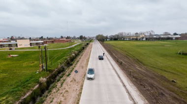 Se colocará nueva luminaria LED sobre la recientemente pavimentada avenida La Rioja