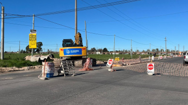 Corte de tránsito en avenida Pellegrini por obra de ampliación de la red cloacal