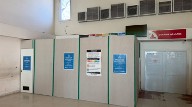 El Municipio inició obras de mejora en el sector de admisión de la Guardia del Hospital “Doctor Héctor Cura”