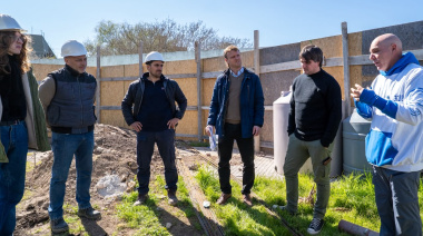 El Intendente recorrió la obra de ampliación y reforma del edificio de la Escuela Secundaria N° 12 y Primaria N° 24