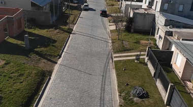 El pavimento intertrabado ya es una realidad en Loma Negra y se replica en otros puntos de la ciudad