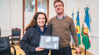 El intendente Wesner recibió a Sandra Mihanovich