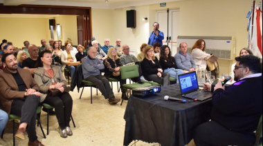 Importante convocatoria en la charla que ofreció Said Chaya sobre la guerra en Medio Oriente