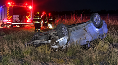 Fatal vuelco en el camino de Espigas: murió un joven de 24 años oriundo de Corrientes