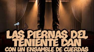 “Las Piernas del Teniente Dan” y un tributo “ricotero” en el Centro Cultural Municipal de Sierras Bayas