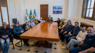 El intendente Wesner recibió a referentes e integrantes de Centros de Jubilados locales