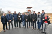 Wesner acompañó a Kicillof en la inauguración de la obra de suministro de gas natural en Pirovano