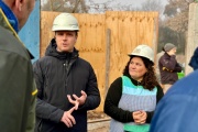 El intendente Wesner visitó la obra de ampliación del Jardín de Infantes Nº 923