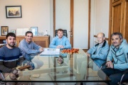 El intendente Maximiliano Wesner recibió al doctor Antonio Marcone