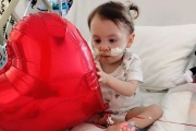 La bebé tandilense Inés Socobehere recibió su trasplante de corazón