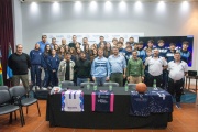 El intendente Wesner participó de la presentación de los torneos Zonales Sub13 de básquet