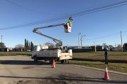 Dos barrios sin luz por una reparación de emergencia de Coopelectric