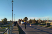 Continúan los cortes en la circulación vehicular sobre el puente “Hermanos Emiliozzi”