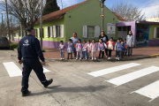 El Municipio llevó a cabo una jornada de Seguridad Vial en el Jardín de Infantes N° 917