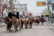 Despidieron a los gauchos peregrinos de la Parroquia “San José”