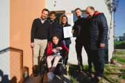 El intendente Maximiliano Wesner entregó 21 nuevas viviendas del barrio CECO III