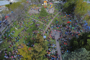 Una verdadera multitud disfrutó de la tercera edición de la Fiesta de la Torta Frita