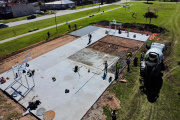 El Municipio avanza con la construcción del playón deportivo en Hinojo
