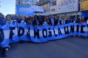 Los gremios docentes universitarios realizan protestas en contra de la no aplicación de la ley