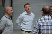 El intendente Maximiliano Wesner visitó una importante empresa distribuidora local