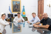 Wesner se reunió con Kicillof en La Plata