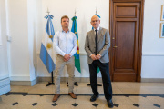 El intendente Maximiliano Wesner recibió al ministro de la Suprema Corte Daniel Fernando Soria