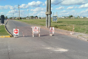 Corte en la circulación sobre avenida Pellegrini
