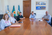 El intendente Wesner recibió a autoridades de la Sociedad Española de Socorros Mutuos de Olavarría