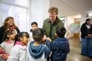 Maximiliano Wesner visitó la Escuela Nº 57 “Dámaso Arce”