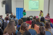 A auditorio completo se llevó a cabo el taller sobre estereotipos en actos escolares