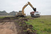 El Municipio avanza en las obras de infraestructura para los Programas de Lotes con Servicios en Loma Negra y Sierras Bayas