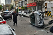 Choque múltiple involucró a una persona infartada y ocho autos