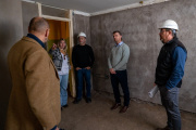 Maximiliano Wesner recorrió las obras de ampliación y reformas en la Escuela Primaria Nº 60