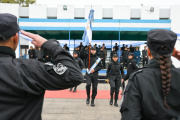 Más de 400 cadetes del Servicio Penitenciario Bonaerense juraron fidelidad a la Bandera Nacional