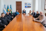 El intendente recibió al jefe del Servicio Penitenciario Bonaerense y autoridades del Complejo Centro Sur