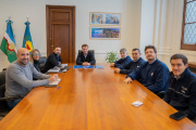 Maximiliano Wesner se reunió con autoridades de Fundación Loma Negra para avanzar en una agenda de trabajo conjunta