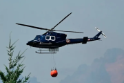 San Juan: murieron 7 personas al caer un helicóptero de control de incendios forestales