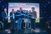 El intendente Maximiliano Wesner en el relanzamiento del punto de servicio oficial de Scania en Olavarría