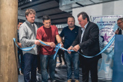 Racing inauguró su natatorio en un histórico acto que contó con la participación del intendente Maximiliano Wesner