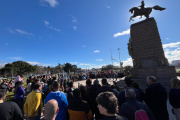 Olavarría homenajeó al General San Martín a 176 años de su Paso a la Inmortalidad