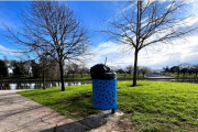 Se renovaron cestos de basura en espacios públicos de la ciudad