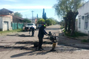 Se realizaron trabajos de mantenimiento y mejoramiento en la localidad de Loma Negra