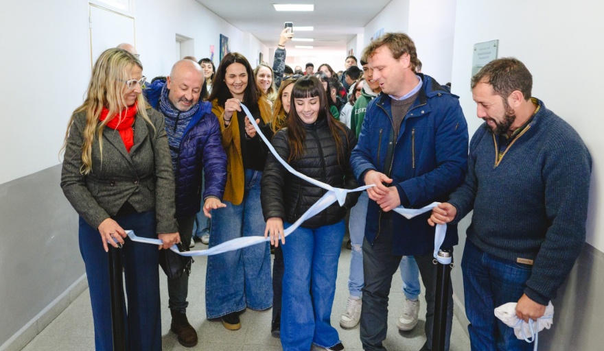El intendente Wesner inauguró las nuevas obras de ampliación de la Escuela Secundaria Nº 18