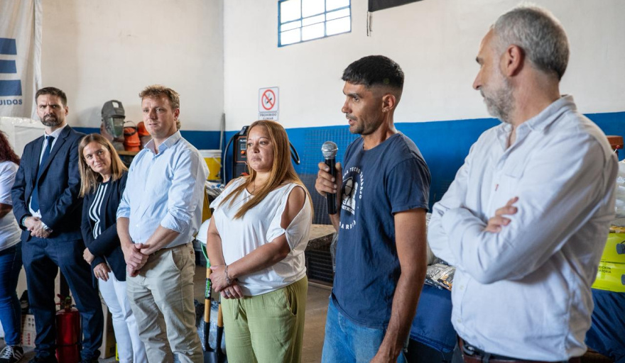 El intendente Wesner participó de la inauguración del Polo Productivo de Inclusión Social de Olavarría