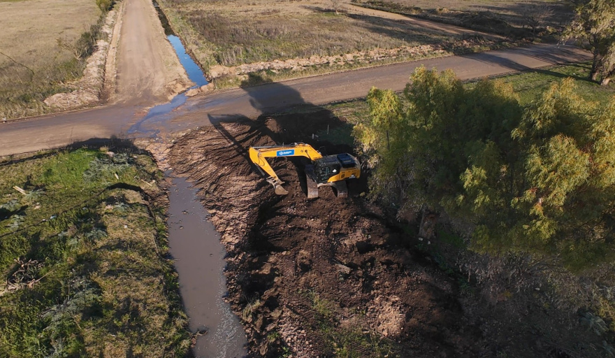 El Municipio inició trabajos para la construcción de una alcantarilla nueva en Av. Colón y Márquez